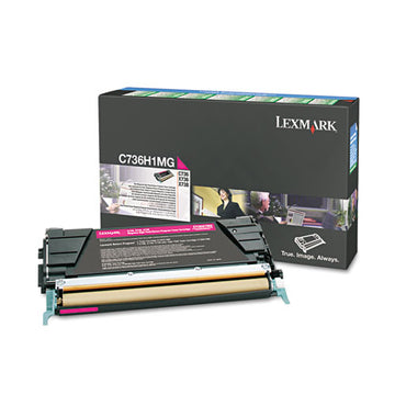 Lexmark™ C736h1yg Return Program High-yield Toner, 10,000 Page-yield, Yellow freeshipping - TVN Wholesale